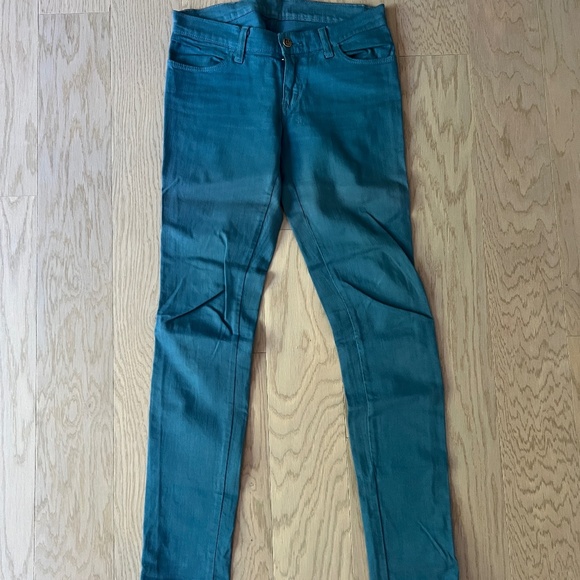 Ksubi Skinny Jeans - Teal Blue size 28 (fits like 27) - Picture 1 of 5